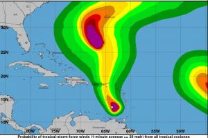 Tropical storm karen path spaghetti models