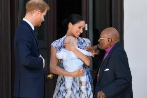 Pictures of Baby Archie's First Royal Meeting in South
             Africa